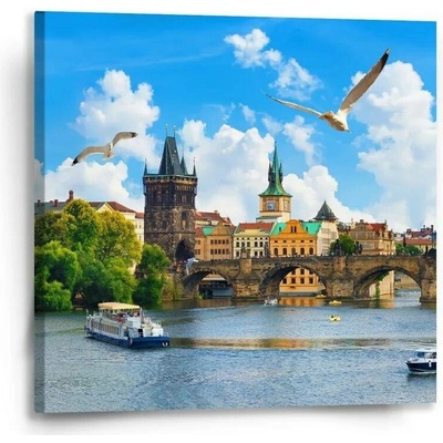Sablio Obraz Praha Karlův most 2 - 50x50 cm