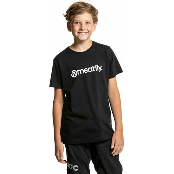 Meatfly детска тениска Bart Черна | Черна | Размер 146 | 100% памук Meatfly | Cheren | Момичешки | 146