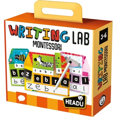 Headu Образователна игра Headu - Montessori, Лаборатория за писане (HEN26968)