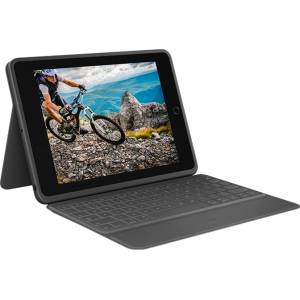 Logitech Калъф за таблет Apple iPad, Logitech Rugged Folio (920-009319), до 10.2" (25.90 cm) черен (920-009319)