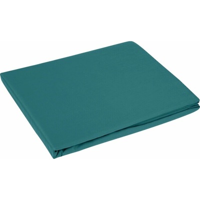 Takoy plachta bez gumy z bavlneného saténu farba tyrkysová 125 g/m2 DINA Diva Line-HF-428557 160x210