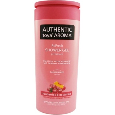 Authentic Toya Aroma Cranberries & Nectarine sprchový gél 400 ml