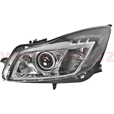přední světlo BI-XENON D1S+H11 s denním svícením a s natáčením do zatáčky HELLA (prvovýroba) L 3850981H