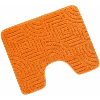 BellaTEX Килимче за тоалетна 50х60 см лабиринт оранжево Bellatex Bellatex | Oranzhev | Home | UNI