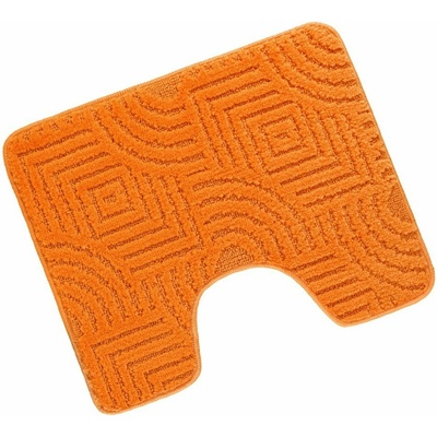 BellaTEX Килимче за тоалетна 50х60 см лабиринт оранжево Bellatex Bellatex | Oranzhev | Home | UNI