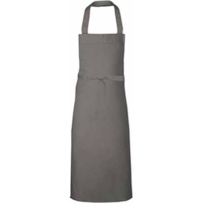 Link Kitchen Wear Předsrážená grilovací zástěra velikost XL šedá tmavá 73x110cm X969