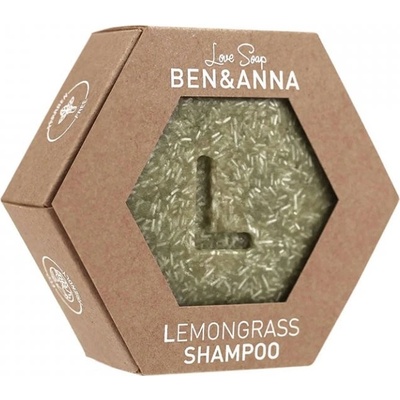 Ben & Anna tuhý šampón na vlasy Lemongrass 60 g