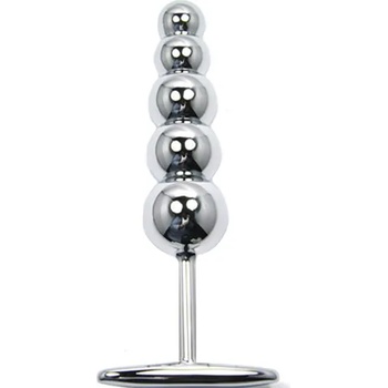 Image 1 of Seven Creations Метално дилдо с топчета "plunger" 16 см