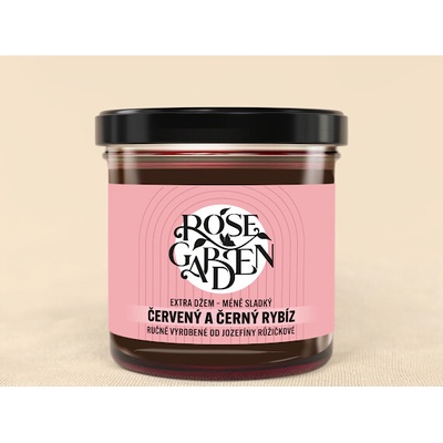 Rose Garden Džem Červené a čierne ríbezle 160 g