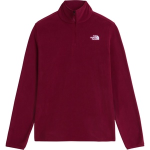 The North Face Дамски поларен пуловер The North Face Women's Glacier Fleece 1/4 Zip Jacket Fleece jumper - Burgundy Crush (105-6474-1112)