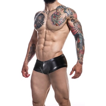 Image 1 of Cut4Men Booty Shorts Black Leatherette M