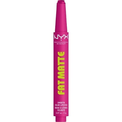 Nyx professional makeup Fat Matte Smooth Click Lipstick Fluffy Fuchsia 8 ml