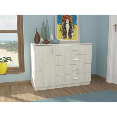 DST Скрин Como 4-dst, бял дъб