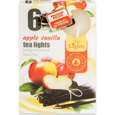 Admit Tea Lights Apple Vanilla 6 ks