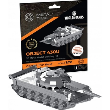 Metal Time Luxusní ocelová stavebnice tank Object 430U
