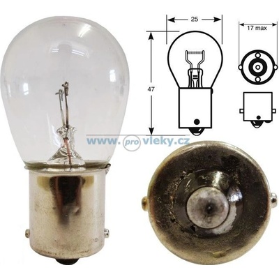 Autolamp 12V 21W BA15s P21W A2447