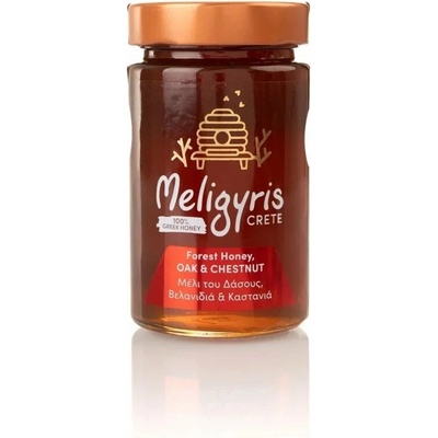 MELIGYRIS Grécky lesný med Dub+Gaštan kvetový 450g