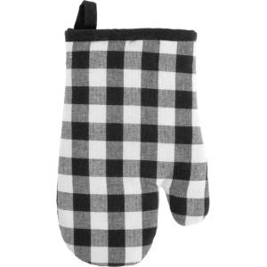 Tiseco Home Studio Памучена кухненска ръкавица Gingham - Tiseco Home Studio (9683BLACK)
