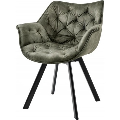 Ainnde Dutch Comfort II tmavě zelené samet 2 ks