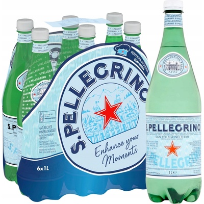 San Pellegrino perlivá minerální voda PET 6 x 1000 ml