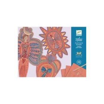 Djeco Vyškrabávacie obrázky Anjeli