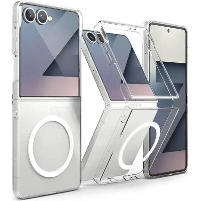 Ringke Тънък магнитен калъф Ringke MagSafe за Samsung Galaxy Z Flip 7 - прозрачен (8800293855828)