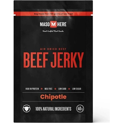 Maso Here Hovädzie Jerky Chipotle 40 g