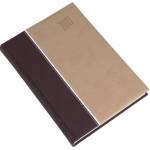 REALSYSTEM Дневник с срокове REALSYSTEM Kensington A/5, ежедневен, бял, с кафяви страници, 2027 (5321-76)