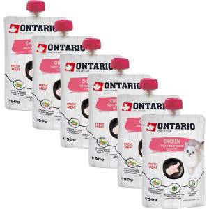 ONTARIO Kitten паста от прясно месо от пиле 6 x 90 г