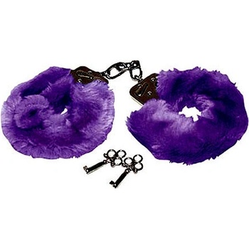 Pouta Toy Joy fialová Furry fun Cuffs Purple Plush