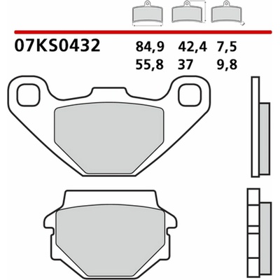 BREMBO brzdové destičky KH67 GENUINE CARBON CERAMIC (polokovová směs OEM) přední/zadní – Hledejceny.cz