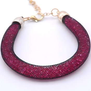 HARAHU Гривна ol-3077 - Тъмно Розова kp3077 (ol-3077)