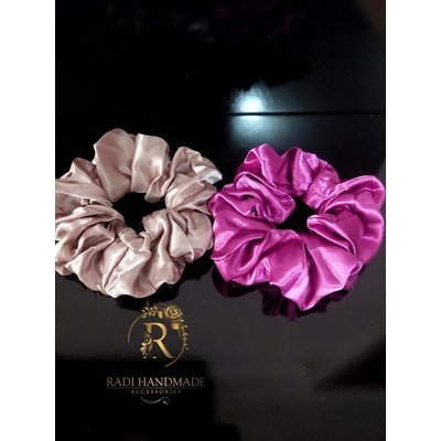 Radi handmade Скрънчи в циклама и пепел от рози (689)