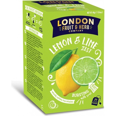 London Fruit & Herb Lemon Lime Zest 20 sáčků