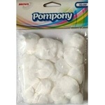 Brewista Fluffy white pompons 24pcs