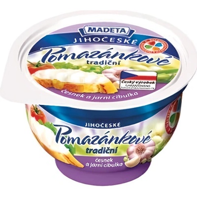 Madeta Jihočeské tradiční česnek a jarní cibulka 6 x 150 g