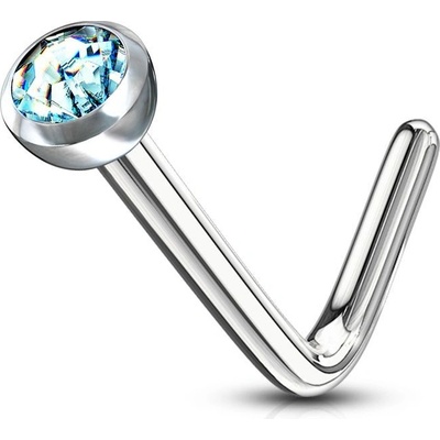 Šperky4U zahnutý piercing do nosu N01149-Q