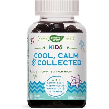 Nature's Way Детска формула за концентрация Nature's Way Kids Cool, Calm & Collected, 40 желирани таблетки (13369)