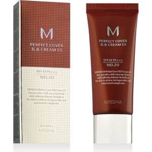MISSHA M Perfect Cover BB Cream EX SPF 42 PA+++ 20 ml нюанс No. 20 Cool Beige