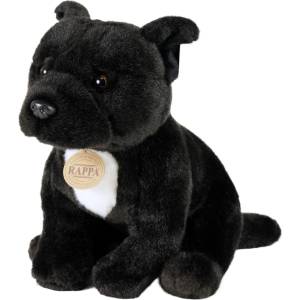 Rappa Плюшена играчка Rappa Еко приятели - Стафордширски бултериер, 30 cm, черен (210097) - baby