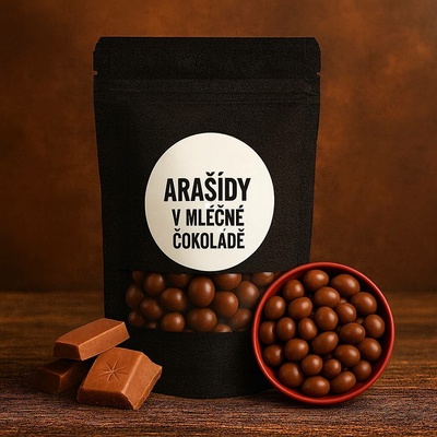 SnackAir Arašídy v mléčné čokoládě 80 g