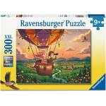 Ravensburger Пъзел Ravensburger от 300 XXL части - Вълшебен полет под залязващото слънце (12004268)