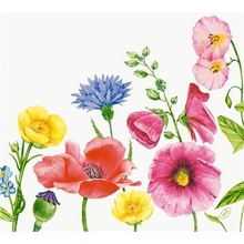 BioDunisoft Servítka ekologická Flowy Meadow 40x40 cm, 60 ks 100032386