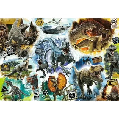 Trefl - Puzzle On the trail of the Jurassic Park dinosaurs - 1 000 piese
