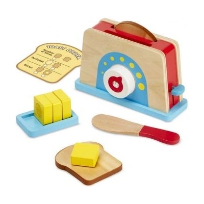 Melissa & Doug - Играчка - Комплект тостер за хранене (19344)