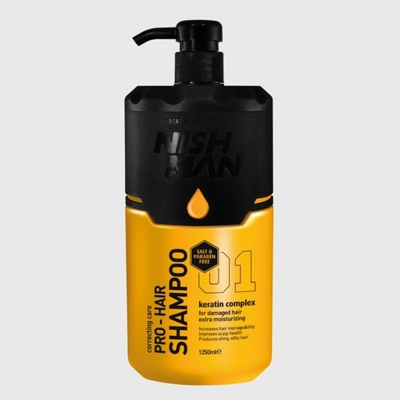 Nishman Pro-Hair Shampoo s keratinem 1250 ml