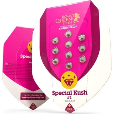 Royal Queen Seeds Special Kush # 1 semienka neobsahujú THC 3 ks