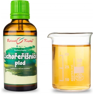 Bylinné kapky Kapucínka plod bylinné kvapky tinktúra 50 ml