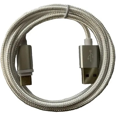 BlackBird Lightning кабел за данни 3 м, сребрист 2A (изключително здрав материал) BH164 SILVER (BH164 SILVER)