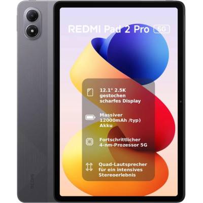 Xiaomi Redmi Pad 2 Pro 8GB+256GB 5G graphite grey VHU6149EU